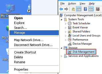 Open Disk Management