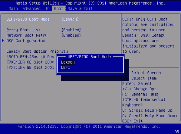 BIOS ändern