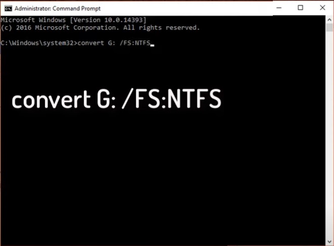 convert fat32 ntfs without format