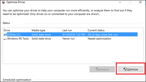 defragment partition