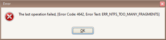 error code 4642