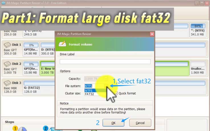 choose fat32
