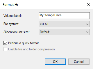 choose block size