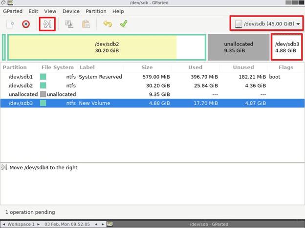 Move recovery partition Windows 11