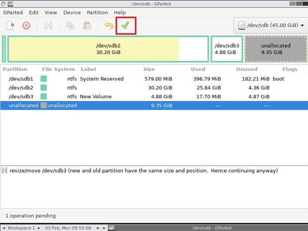 Move recovery partition Windows 11