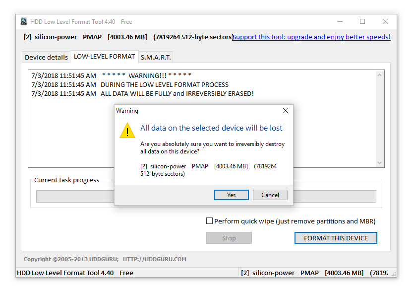 HDD Low Level format Tool. USB Low Level format Tool. HDD Low Level format Tool 4.40. HDD LLF Low Level format Tool. Usb low level