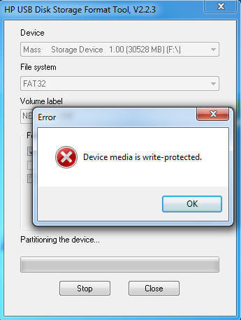 usb disk storage format tool write protected