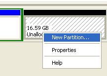 new partition