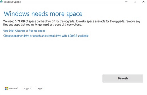 oem partition running out of space oem partition running out of space