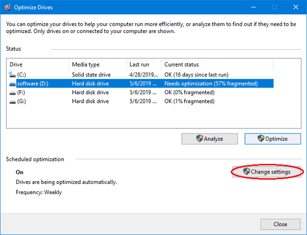 defragment partition