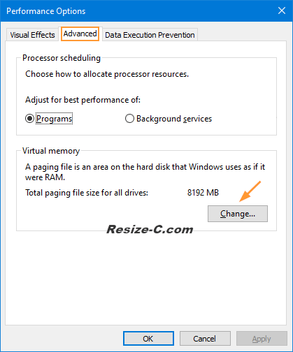 parameter incorrect chagne drive letter