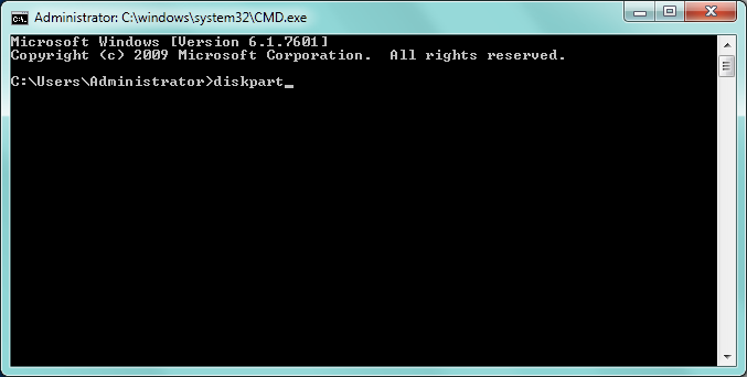 Remove write protection with diskpart command prompt