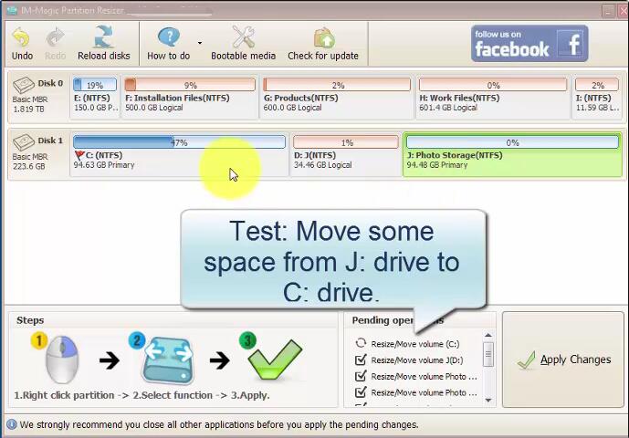 Partition Resizer Free as best free partition software