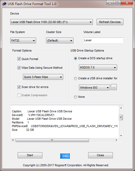 USB Storage Tool Download when Cannot Format