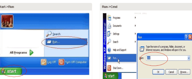 windows xp cmd